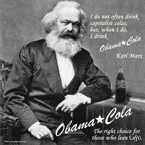Karl Marx for Obama Cola